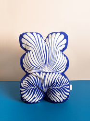 Blue-White Flower, Big Pillow