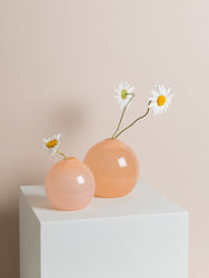 Mini vases, peach