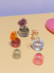 Mini vases, clover