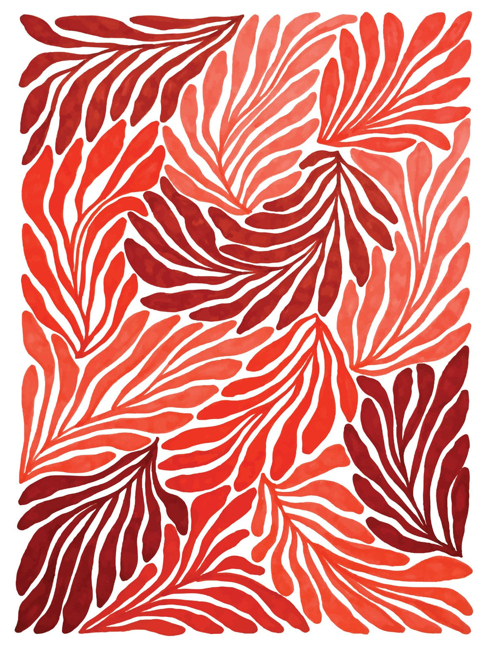 Red plants, 30x40 print