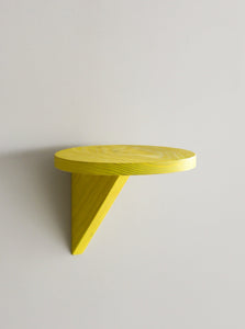 Lippa Round shelf, Yellow